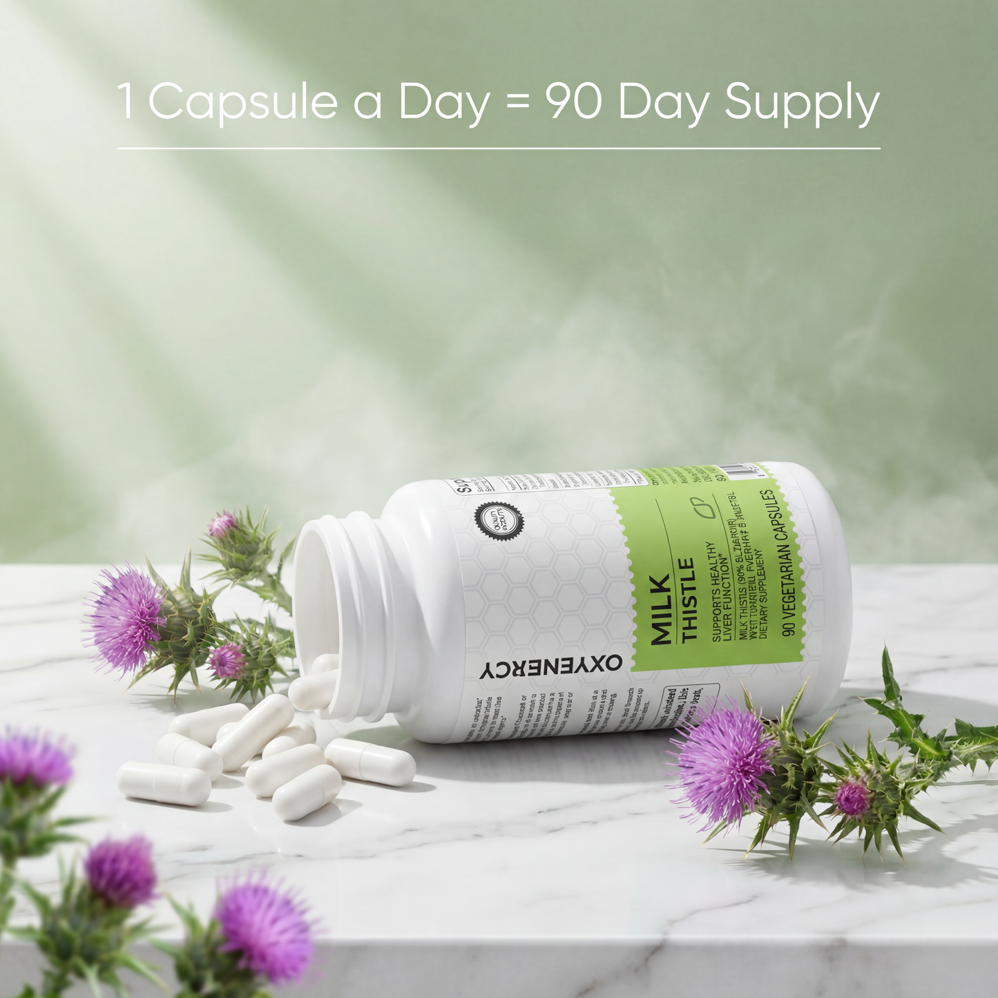 OxyEnergy™ | Milk Thistle Liver Detox + Colon Cleanse